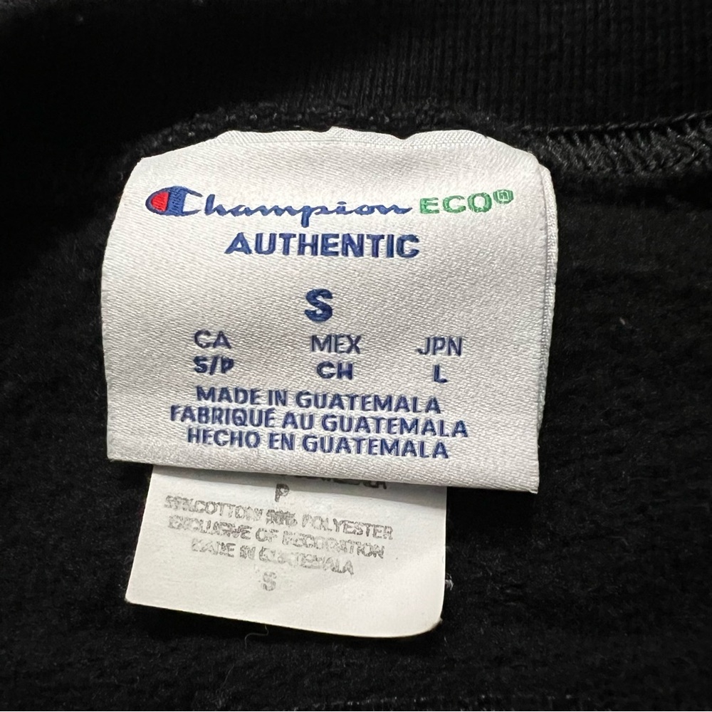 Champion Grey Goose x Grammys Black Crewneck Sweatshirt Men’s Size Small - Picture 6 of 12
